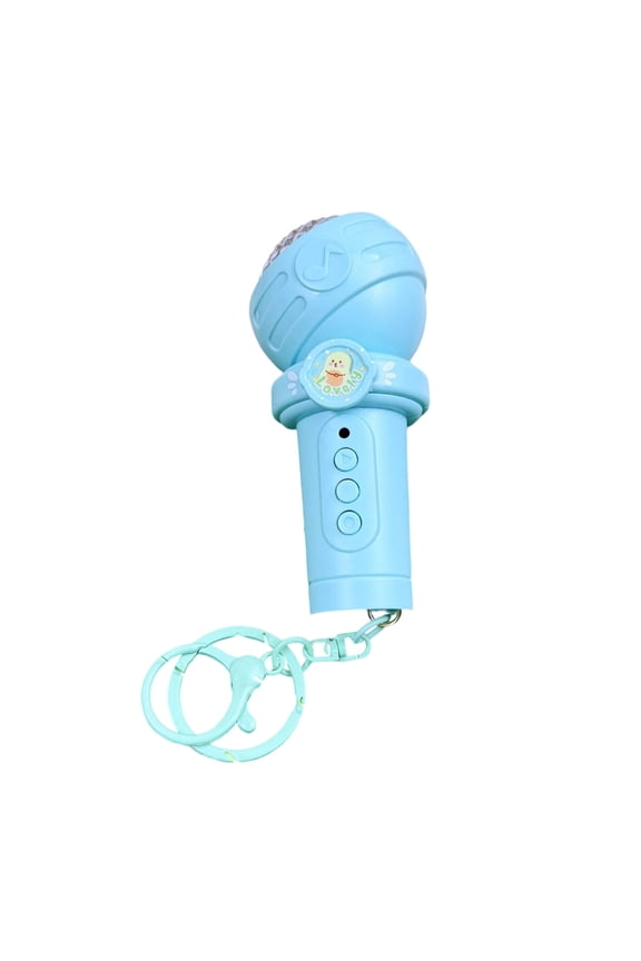 Mini Voice Recorder Keychain With Playback For Children Portable Microphone Shape Toy Safe Durability ABS Educational Gift