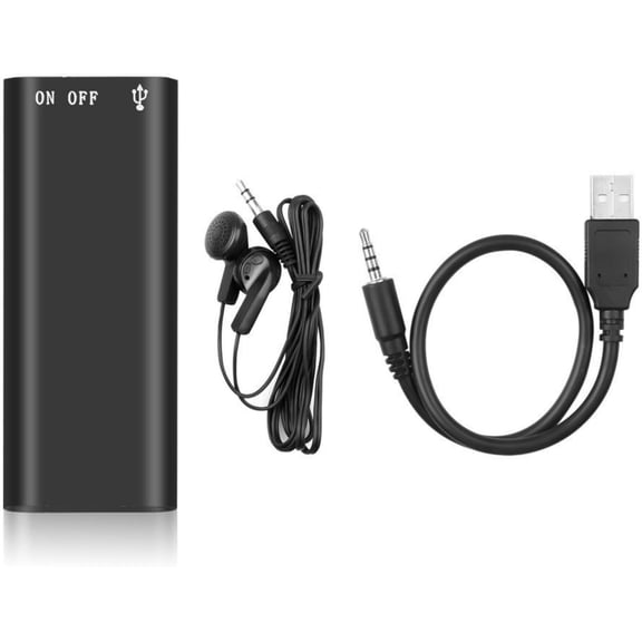 Mini Voice Recorder – Smart Sound Capture, Compact & Easy to Use, Long Battery Life, Voice Activated Recorder with Ai-Intelligent Triple Noise Reduction for Work, Meetings, Lectures(32GB)