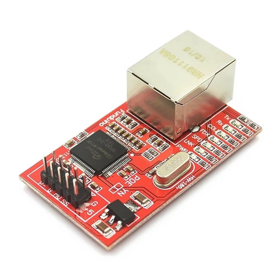 Mini W5100 LAN Ethernet Shield Network Board Module R3 W5100 3.3V Compatible for Ethernet