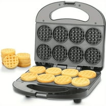 [Mini Waffle Maker] 8 x 2 inch Mini Waffle Maker Machine | Small Waffle Bites Maker for Kids, Ideal for Breakfast, Snacks, Desserts and More
