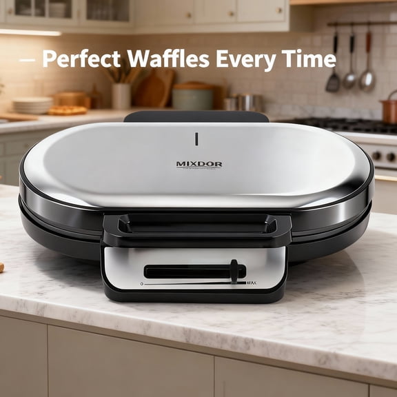 Mini Waffle Maker, Electric Non-Stick Waffle Iron for Individual Waffles, Hash Browns, Keto Chaffles