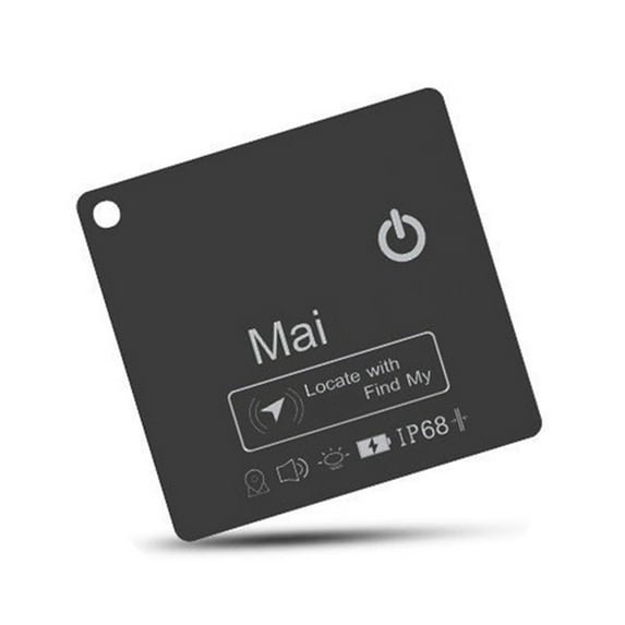 Mini Wallet Tracker Card Wireless Charging Tracking Location Gps Locator Smart Tag Work with Find My