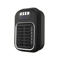 thumbnail image 1 of Mini Heaters, Household Heaters, Portable Wall Mounted Hot Fan, Quicks Heating, Convenient to Use, Comfortable and Warm, Suitable for Winter Use(Black), 1 of 7