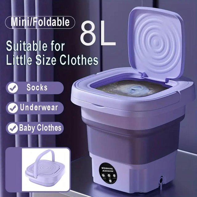 Mini Washing Machine, Automatic Portable Biguy Washer Machine For