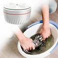 thumbnail image 1 of Mini Washing Machine Rechargable Laundry Washer for Travel Apartment Way Turn, 1 of 8
