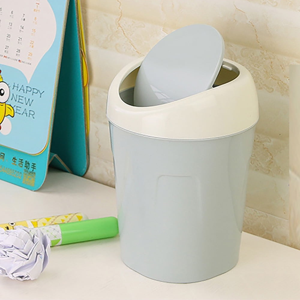 Mini Wastebasket Trash Can Clearance, Tiny Desktop Waste Garbage Bin