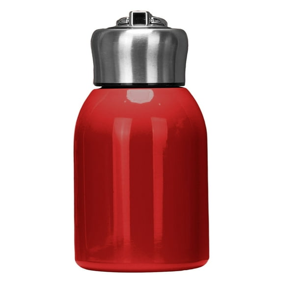 Mini Water Bottle 300ML Stainless Steel Vacuum Insulated Thermal Cup Leak-Proof with Hook Six-Layer Insulation Cute Design for Camping Picnic Running Hiking Men Women