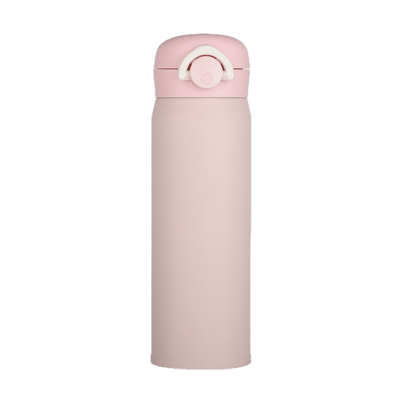 Mini Water Bottle Small Stainless Steel Thermoses - Insulated Vacuum, Leak Proof, Keeps Drinks Hot/Cold - Ideal for Coffee, Water (Pink)