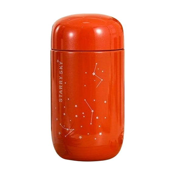 Mini Water Bottle Small Stainless Steel Thermoses - Leak Proof Sport Tumbler, Travel Coffee Mug, Stainless Steel Small Flask, Keeps Drinks Hot/Cold for Coffee, beverage, Water