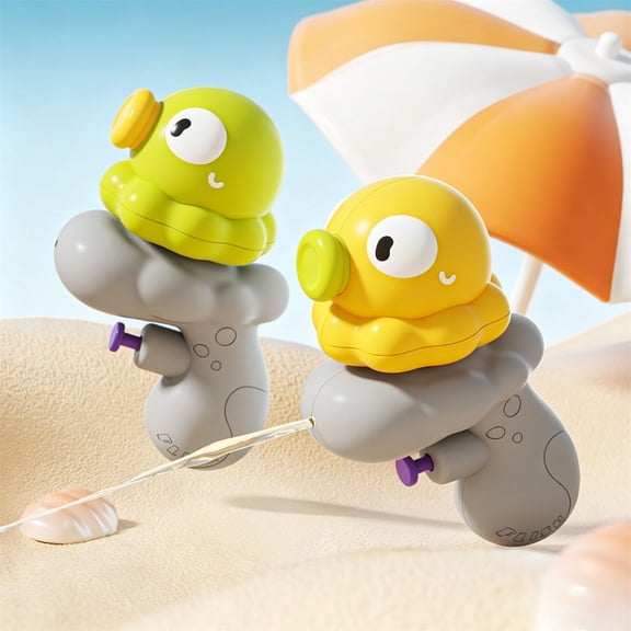 Mini Water Gun Toy with Octopus and Shark Designs, Small Squirt Blaster for Kids Outdoor Pool Beach Bath Play, Summer Fun Bath Toy Gift