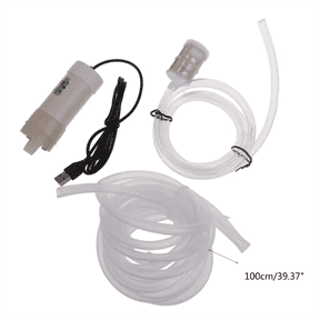 Mini Water Pump, 5 V Self-Priming Water Pump, Small USB-Powered Vacuum Pump, Electric Water Pump (1 Metre)