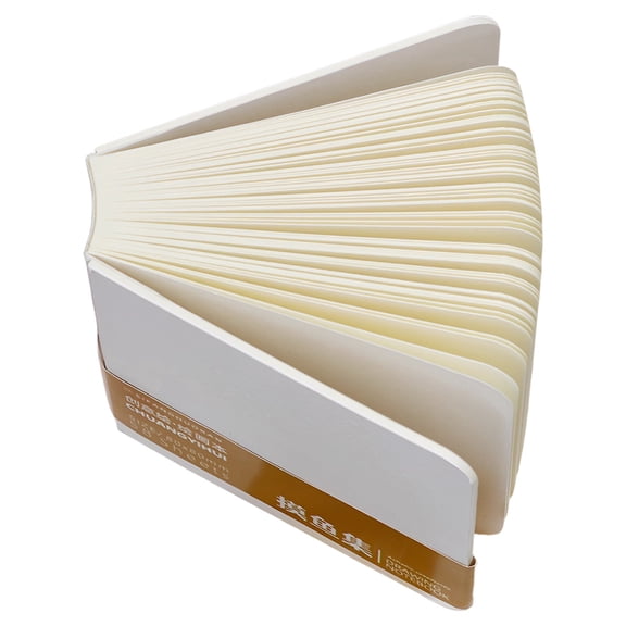 Mini Watercolor Sketchbook, 200g Thick Cotton Pulp Paper Art Pad, 3.15 x 3.15 in Square Travel Drawing Journal with Double-Sided Pages for Markers, Acrylics, Outdoor Sketching