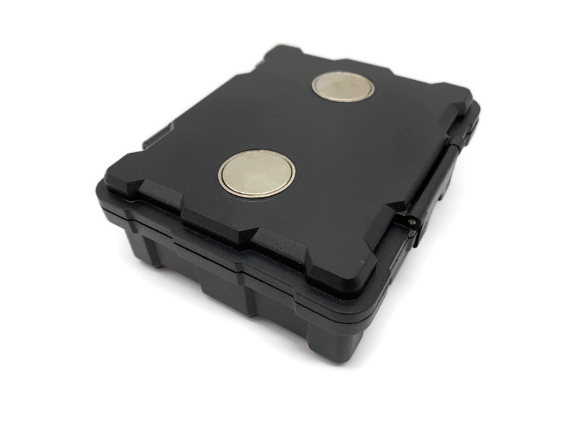 Mini Waterproof Magnetic Locking Storage Box with Inner Dividers,  Hide-A-Key Magnet Mount Box 