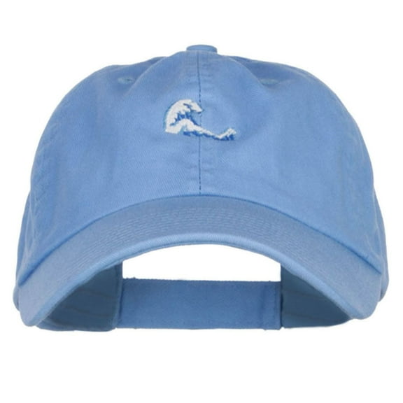 Mini Wave Embroidered Low Cap - Sky Blue OSFM