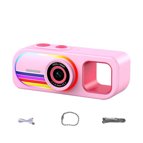 Mini Wearable Camera, 1.47" Screen Pocket Camcorder with 200mAh Battery & 64GB Support for Vlogging