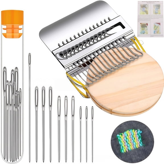 Mini Weaving Machine Tool for Handmade Crafts Ideal for Personal Projects