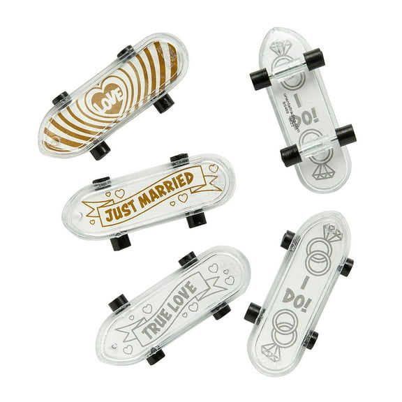 Mini Wedding Skateboards - 36 pieces
