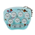 thumbnail image 1 of Mini Whack-A-Mole Game Keychain, LED Electronic Mini Hamster Memory Game Toy Keychain with Bells, "Guess-Where I Am" Fidget Toy for Kids Adult White, 1 of 2
