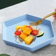 thumbnail image 1 of Mini Wheat Straw Plates 15x15cm Reusable Square Unbreakable Dishwasher Microwave Safe Portable Dinner Dishes for Kids Adults Pets Snack Fruit Everyday Use Eco Friendly, 1 of 5