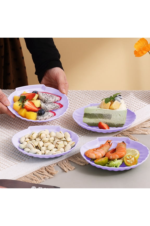 Mini Wheats Straw Plates, Reusable Microwave and Dishwasher Safe Dinner Plates for Children, Adults, and Pets, Unbreakable and Durable