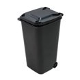 thumbnail image 1 of Mini Wheeled Trash Can with Lid | Small Plastic Storage Bin with Handles and Wheels for Desktop, Kids Toy, Office Organizer, Multi-Purpose Mini Trash Can, 1 of 3