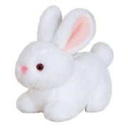 Mini White Rabbit Plush Doll, Soft Easter Bunny Stuffed Animal, Charming Bedside Sleeping Companion, Seasonal Room Decor, Charming Holiday Gift Supply