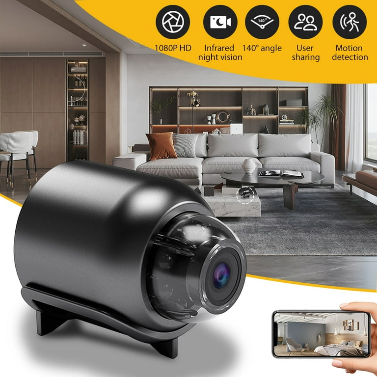 Mini WiFi Camera, 1080P Surveillance Camera, Night Vision
