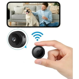  Hidden Spy Camera,1080P WiFi ,Mini, Portable Wireless Security  Cameras Video Recorder IP Cameras Nanny Cam with DIY Interchangable  Lens/Motion Detection for Indoor Outdoor Monitoring : Electronics