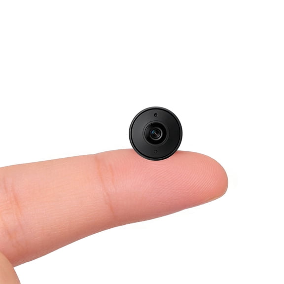 Mini WiFi Wireless Security Camera, 4K Night Vision Small Surveillance Cam, Remote Phone Monitoring, Motion Alarm, Loop Recording, Built-in Battery, No Wiring for Home Indoor Security