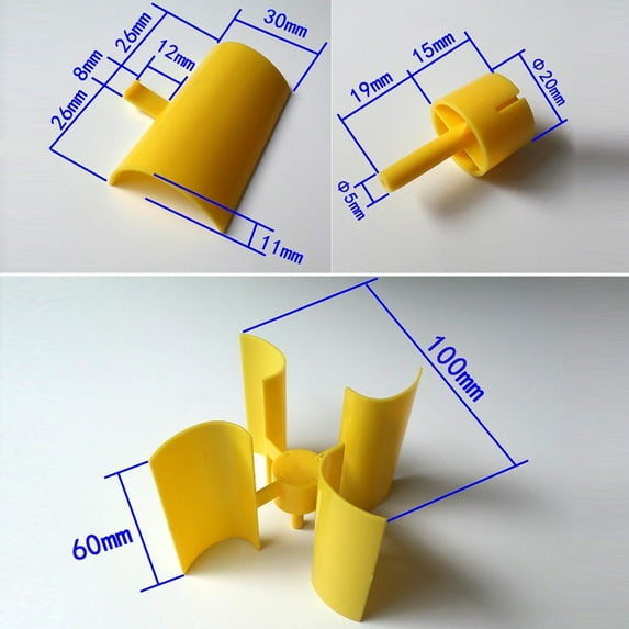 Mini Wind Turbine Blade Vertical Micro Generator Blades Small Set Diy Blade