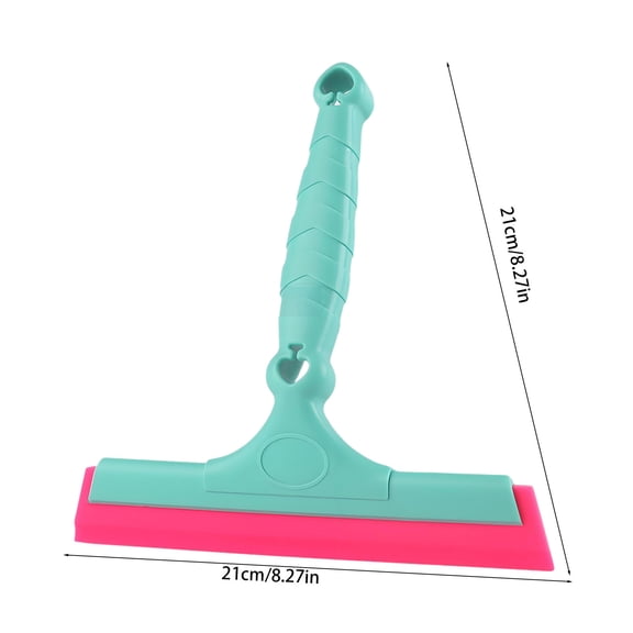 Mini Window Squeegee, Soft Silicone Blade, Non-Slip Handle, Streak-Free Cleaning Tool for Glass, Shower Doors, Car Windshields, and Household Surfaces