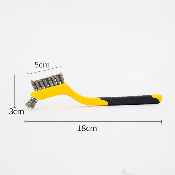 Mini Wire Brush Brass Nylon & Stainless Steel Brushes Rust Remover Clean Polish Stainless Steel