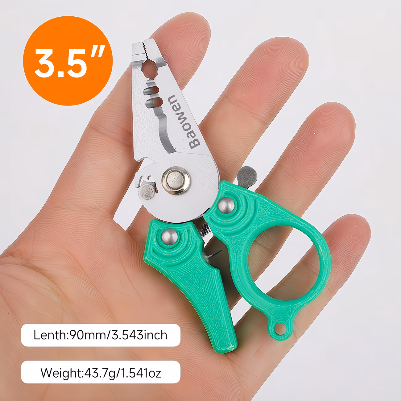 Mini Wire Stripper, Multifunctional Portable Tool for Stripping, Branching, Crimping & Cutting, Electrician's Essential for Home, Industry & Auto Repair