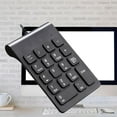 thumbnail image 1 of Mini Wired USB Numeric Keypad 1 for Notebook Easily Carry USB Connection Faster Data Input Convenient Keyboard , Black, 1 of 8