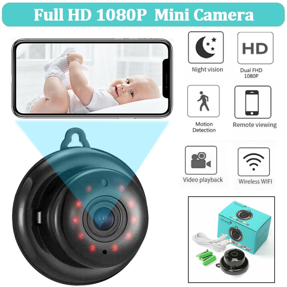 Mini Wireless Baby Monitor WIFI IP Camera HD 1080P Security Camera Night Vision