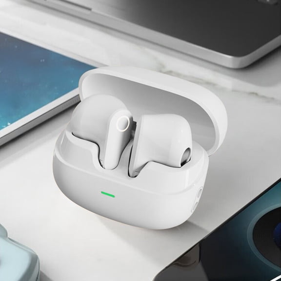 Mini Wireless Bluetooth 5.4 Earbuds,Noise Cancelling Semi-In-Ear Headphones,Multi-Purpose Sweatproof Universals Earbuds for Workout, Commute,Travel,Daily Entertainment