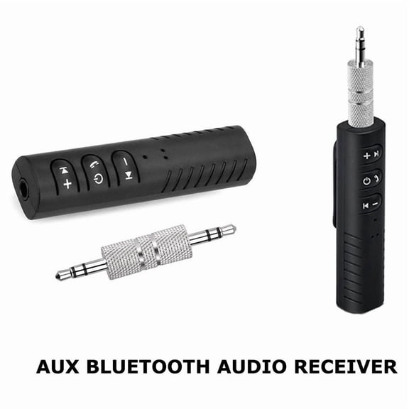 Mini Wireless Bluetooth Car Kit Hands free 3.5mm Jack AUX Audio Receiver Adapter
