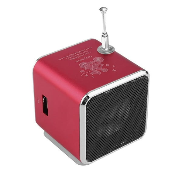 Mini Wireless Bluetooth Speaker Upgraded Subwoofer Speaker LED MP3 Player Speaker FM Stereo USB Micro SD TF, Suitable For PC Notebook TD-V26