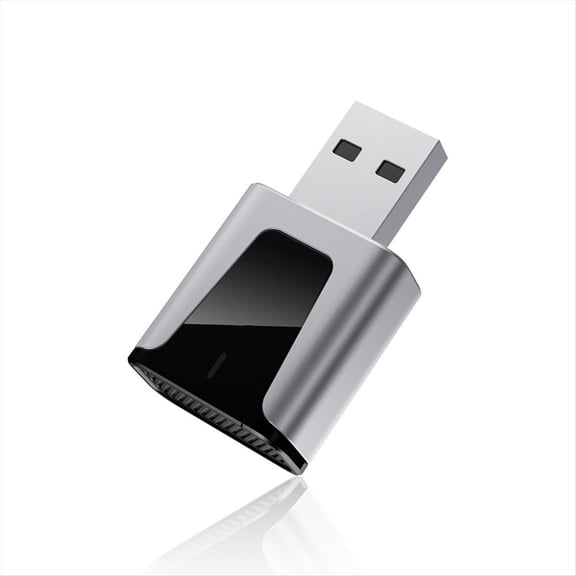 Mini Wireless CarPlay Adapter, 2 in 1 Wireless CarPlay & Android Auto Adapter Converts Factory Wired CarPlay to Wireless