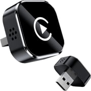 Mini Wireless CarPlay and Android Auto Adapter 2-in-1 CarPlay Dongle Converts Wired to Wireless Plug and Play Wireless CarPlay Adapter with USB USB-C Port