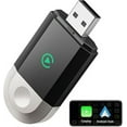 thumbnail image 1 of Mini Wireless Carplay Adapter for Apple (2024 Upgrade) Converts Wired to Wireless Car Play Dongle for iPhone, Wireless Plug & Play CarPlay for Cars from 2016 & for Apple iOS 10+ Android 11+, 1 of 7