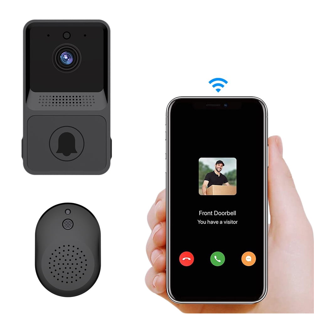 Wireless Doorbell Camera with Chime Smart Home Kuwait Ubuy
