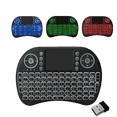 thumbnail image 1 of Mini Wireless Keyboard Remote Control with Touchpad Mouse Combo, Backlit 2.4GHz Mini Keyboard Wireless USB  for Android TV Box Smart TV PC PS3 Windows MacOS X, 1 of 5
