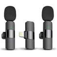 thumbnail image 1 of Mini Wireless Lavalier Microphone for iPhone, iPad, Android - Bluetooth Lavalier Cell Phone Microphone for YouTube Video Recording - Clip-On Lavalier Microphone for Tiktok Interview Podcast Vlog, 1 of 7
