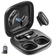 Mini Wireless Lavalier Microphone for iPhone iPad Android PC Tablets, AI Noise Cancelling, Magnetic Mic Podcast Microphone Live Equipment,Mini Lapel Mics for Video Recording, Vlog, TikTok