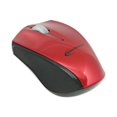 thumbnail image 1 of Mini Wireless Optical Mouse, 2.4 Ghz Frequency/30 Ft Wireless Range, Left/right Hand Use, Red/black | Bundle of 2 Each, 1 of 5