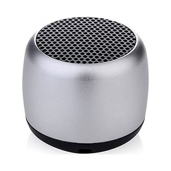 Mini Wireless Speaker for Samsung Galaxy Tab S8/S9/FE/Plus Tablets - Hands-free Microphone Audio Multimedia Rechargeable Silver