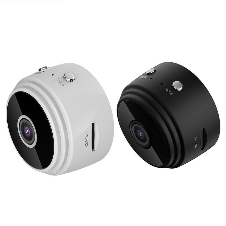 Mini Camera, Wireless WiFi Motion Detects Magnetic Camera, HD 1080P  Portable Home Security Cameras Covert Nanny Cam Small Indoor Outdoor Video  Recorder Motion Activated Night Vision (A) 