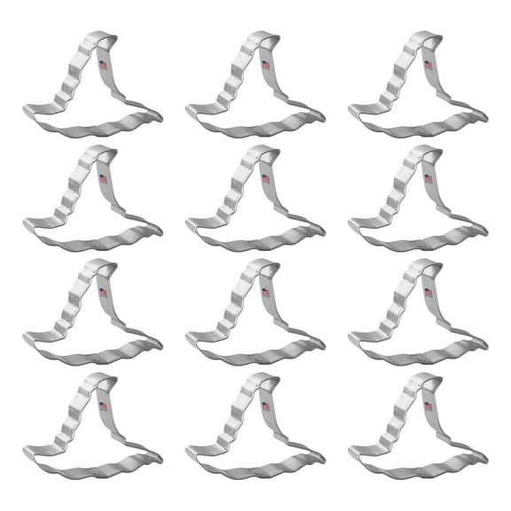 Mini Witch Hat Dozen Cookie Cutters 2 inches/each H1009-W12 - The Cookie Cutter Shop - Tin Plate Steel