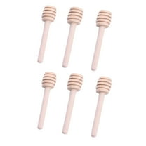 Mini Wood Honey Sticks Honey Stirrer Honey Wand for Honey Jar Dispense